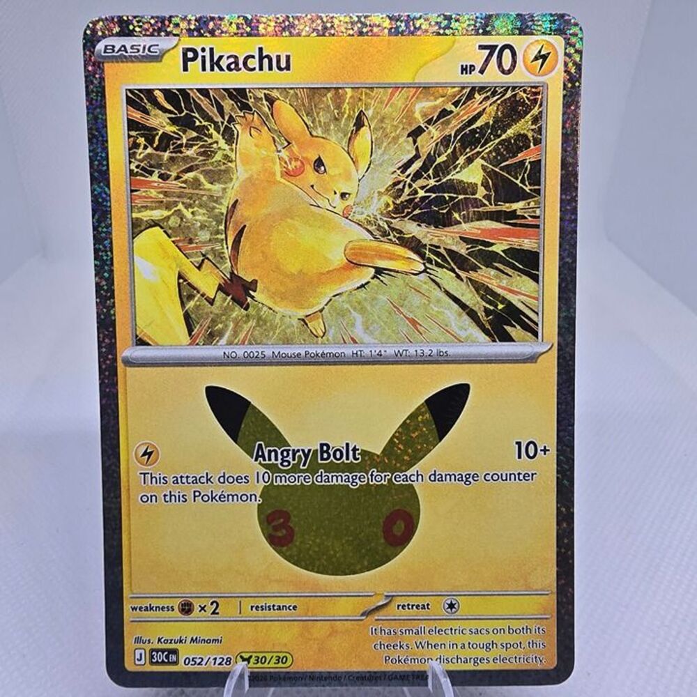 Pikachu #52 Pokemon 30th Celebration (30/30)